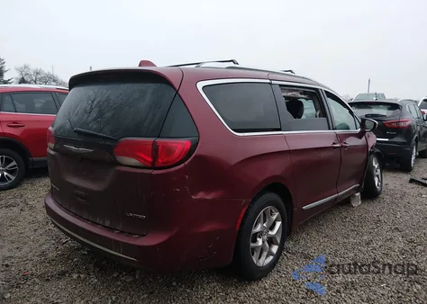 2018 Chrysler Pacifica Limited z USA, uszkodzony, nr VIN 2C4RC1GG8JR320682